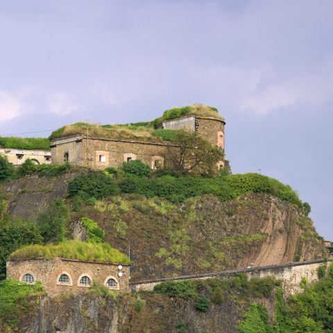 Fort Ehrenbreitstein in Koblenz on the Middle Rhine