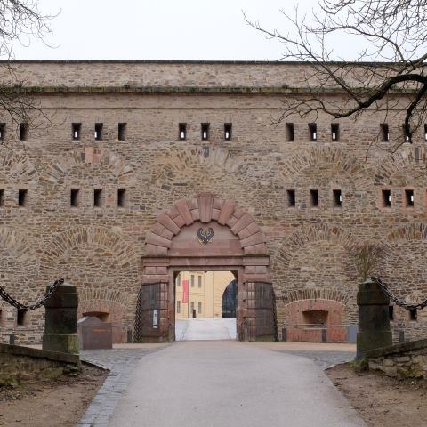 Festung Ehrenbreitstein in Koblenz am Mittelrhein