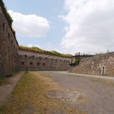 Fortress Ehrenbreitstein in Koblenz on the Middle Rhine