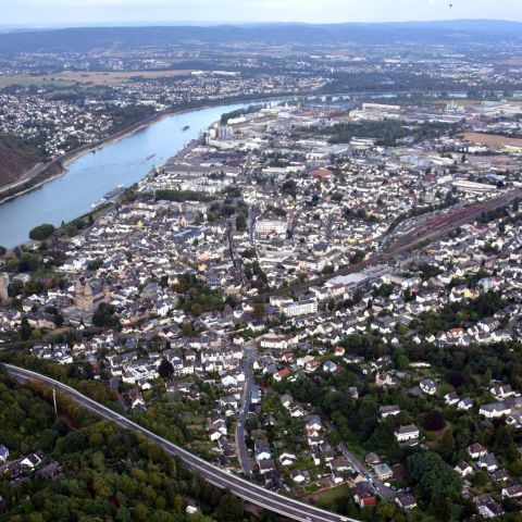 Luftbild Andernach am Mittelrhein