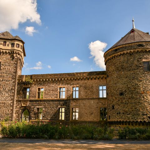 Burgruine in Andernach am Mittelrhein