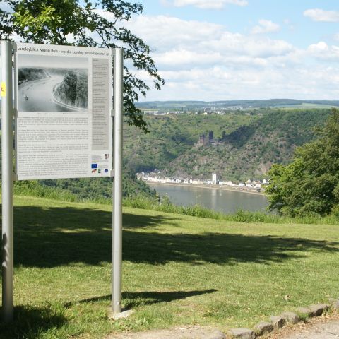 Aussichtpunkt Maria Ruh Urbar an der Loreley am Mittelrhein
