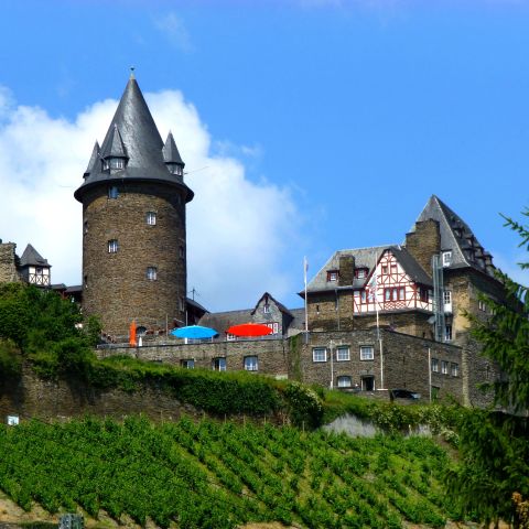 Burg Stahleck bei Bacharach am Mittelrhein