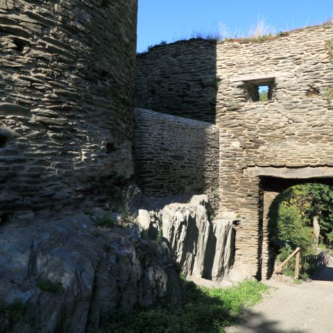 Castle Stahlberg in Bacharach - Steeg on the Middle Rhine