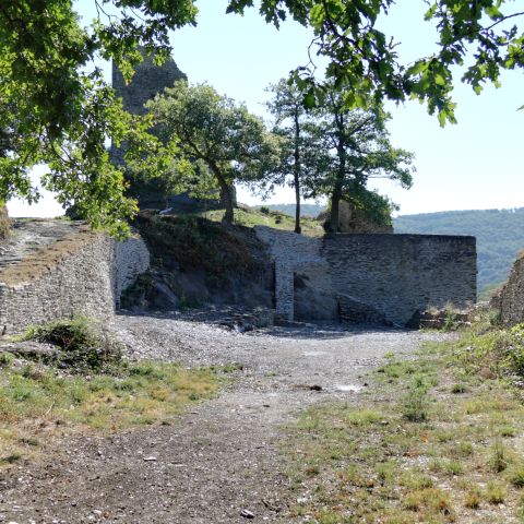 Castle Stahlberg in Bacharach - Steeg on the Middle Rhine