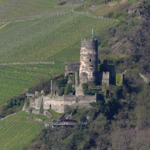 Castle F?uuml;rstenberg in Rheindiebach on the Middle Rhine