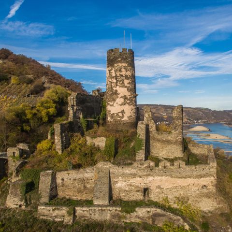 Burg F?uuml;rstenberg in Rheindiebach am Mittelrhein