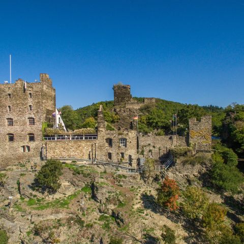 Castle Liebenstein opposite Bad Salzig on the Middle Rhine
