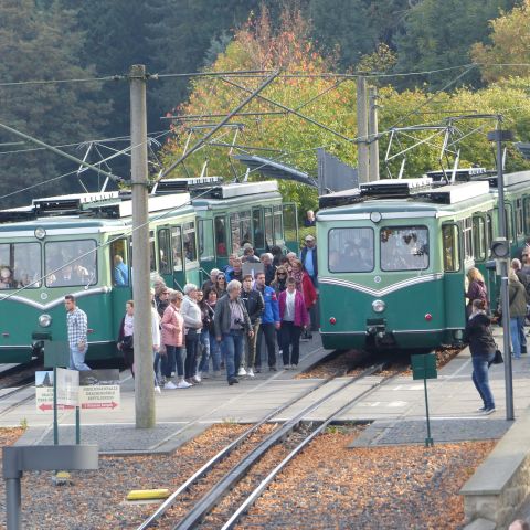 Drachenfelsbahn in K?ouml;nigswinter am Mittelrhein