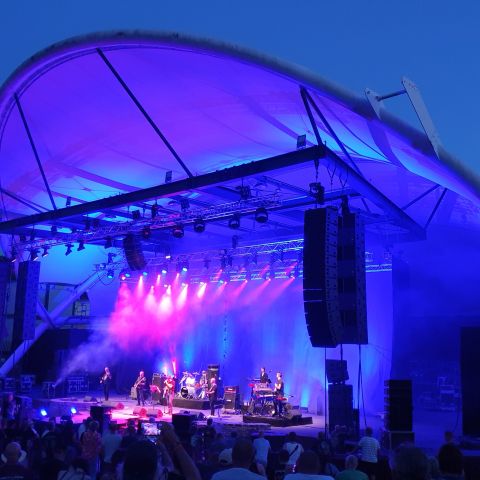 Concert at the Loreley Open-Air Stage on the Middle Rhine
