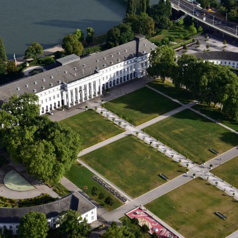Kurf?uuml;rstliches Schloss in Koblenz am Mittelrhein