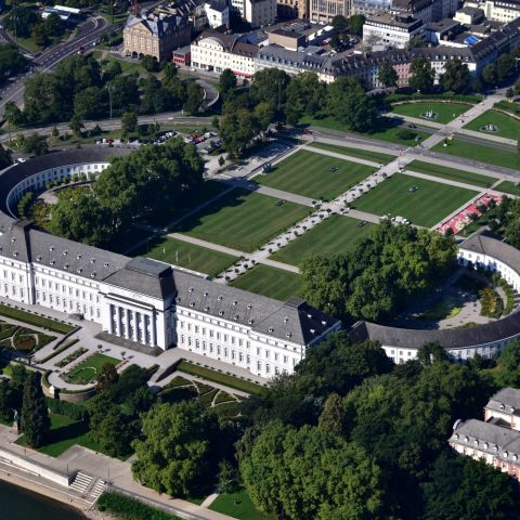 Kurf?uuml;rstliches Schloss in Koblenz am Mittelrhein