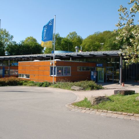 Besucherzentrum an der Loreley, Mittelrheintal, Deutschland