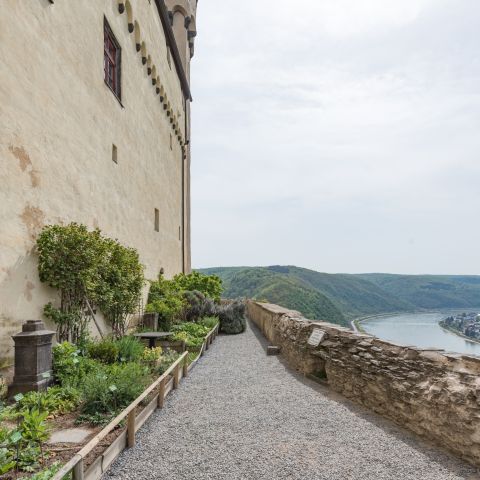 Burggarten Marksburg - Braubach am Mittelrhein