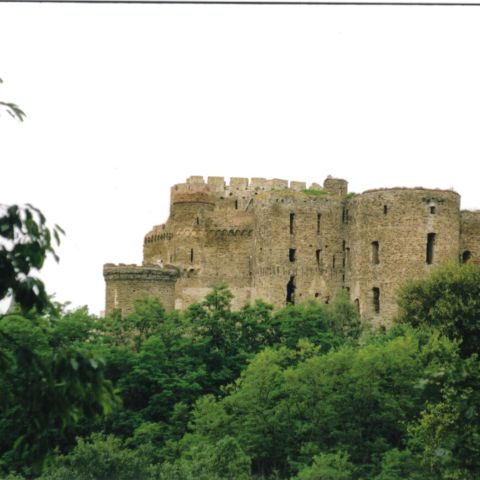 Reichenberg Castle near St. Goarshausen on the Middle Rhine