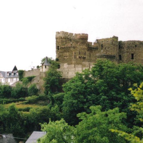 Reichenberg Castle near St. Goarshausen on the Middle Rhine