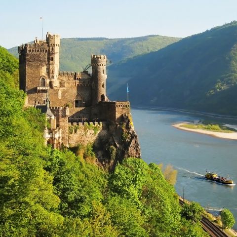 Rheinstein Castle on the Middle Rhine