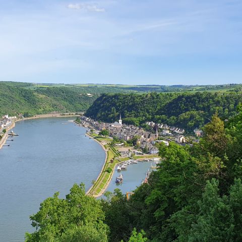 St. Goar and St. Goarshausen on the Middle Rhine