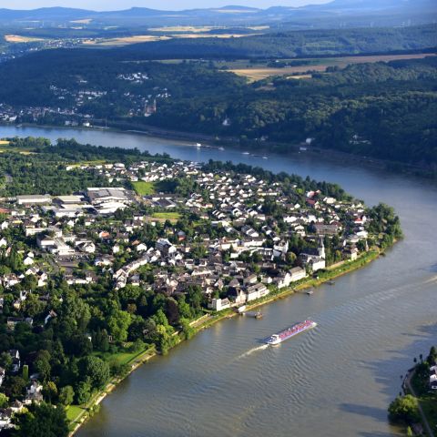 Luftbild Unkel am Mittelrhein