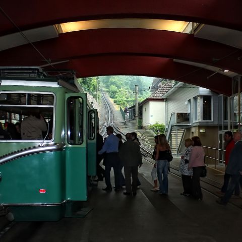 Drachenfelsbahn in K?ouml;nigswinter am Mittelrhein