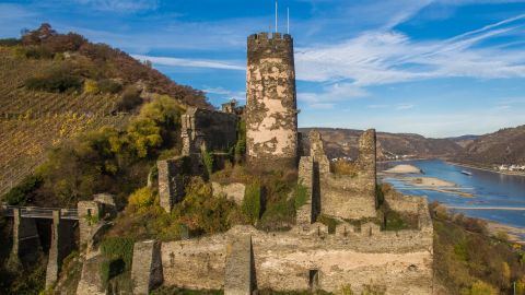 Castle F?uuml;rstenberg in Rheindiebach on the Middle Rhine