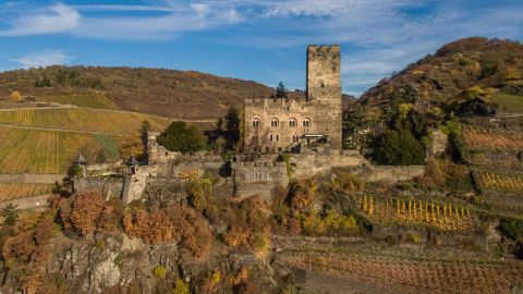 Burg Gutenfels bei Kaub am Mittelrhein