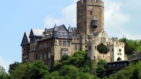 Burg Lahneck bei Lahnstein am Mittelrhein