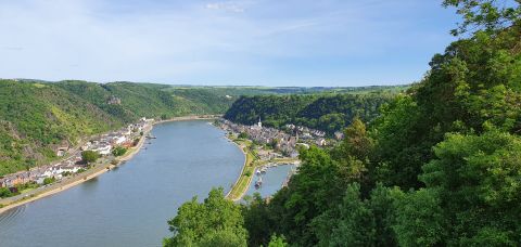 St. Goar und St. Goarshausen am Mittelrhein